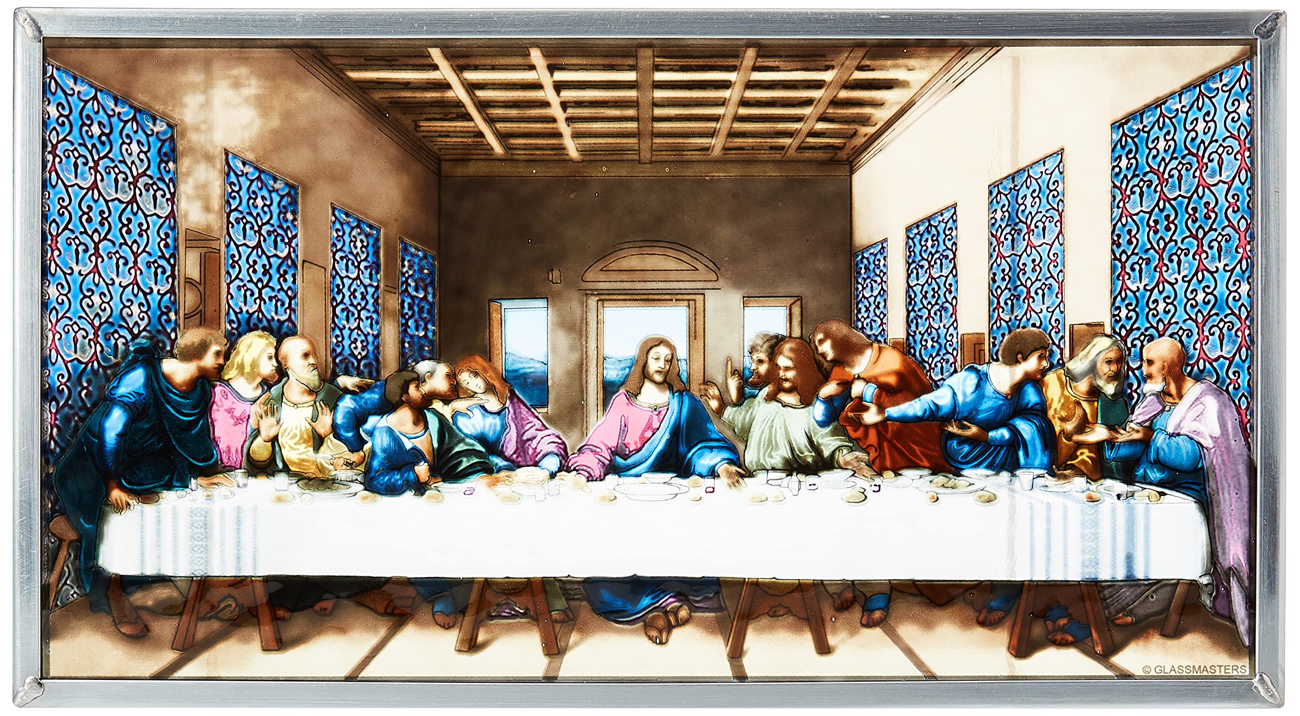 最後の晩餐 Amazon.co.jp: Design Toscano 最後の晩餐アートグラス : ホーム